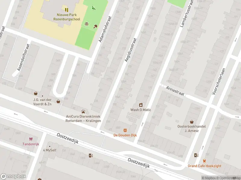 Ambulance met grote spoed naar de Aegidiusstraat in Rotterdam