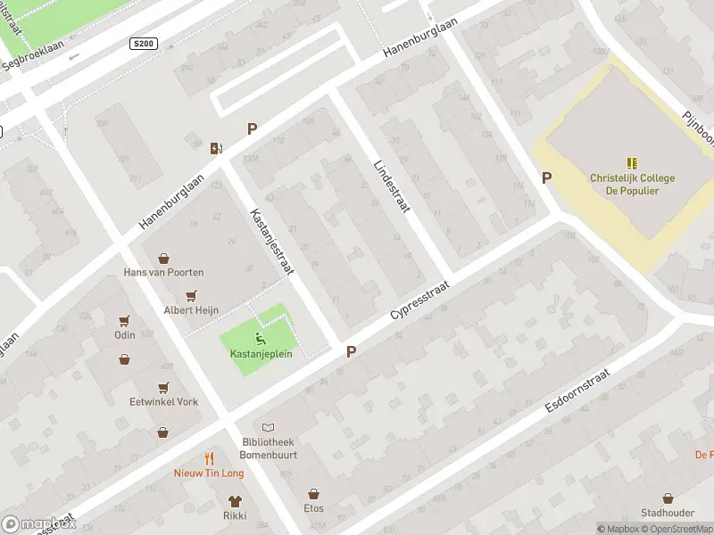 Brandweer met gepaste spoed naar de Thomsonplein in 's-Gravenhage vanwege stormschade