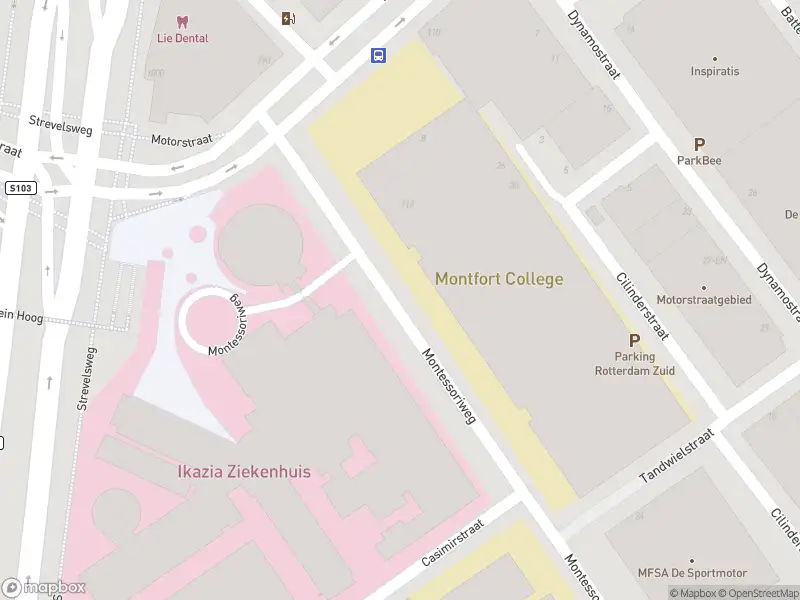 Besteld ambulance vervoer naar de Montessoriweg in Rotterdam