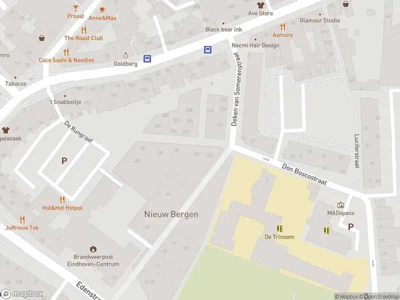 112 melding Brandweer met gepaste spoed naar de Deken van Somerenstraat in Eindhoven