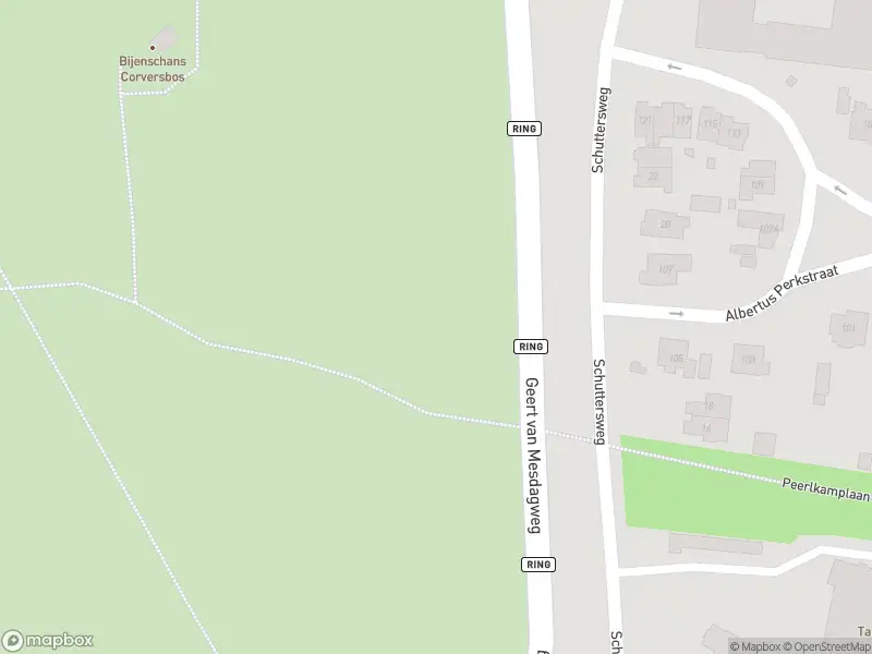 Brandweer met gepaste spoed naar de Paulus van Loolaan in Hilversum vanwege stormschade