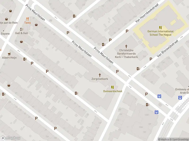 Ambulance met grote spoed naar de Van Beuningenstraat in 's-Gravenhage