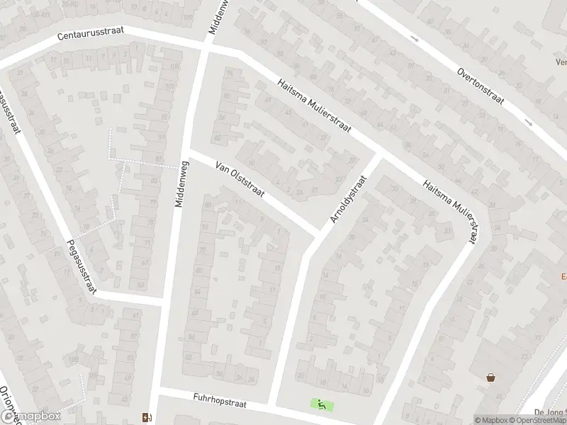 Ambulance met gepaste spoed naar de Van Olststraat in Haarlem