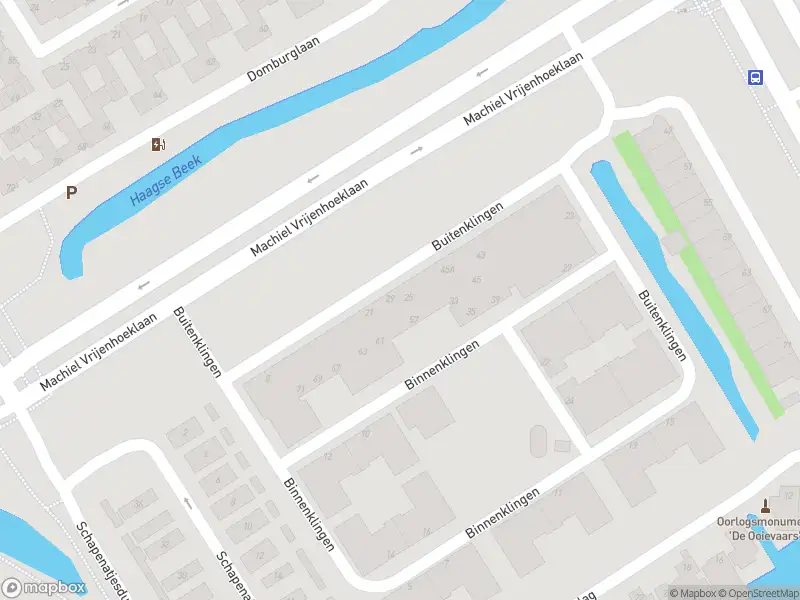 Brandweer met grote spoed naar de Buitenklingen in 's-Gravenhage vanwege afgaan automatisch brandalarm