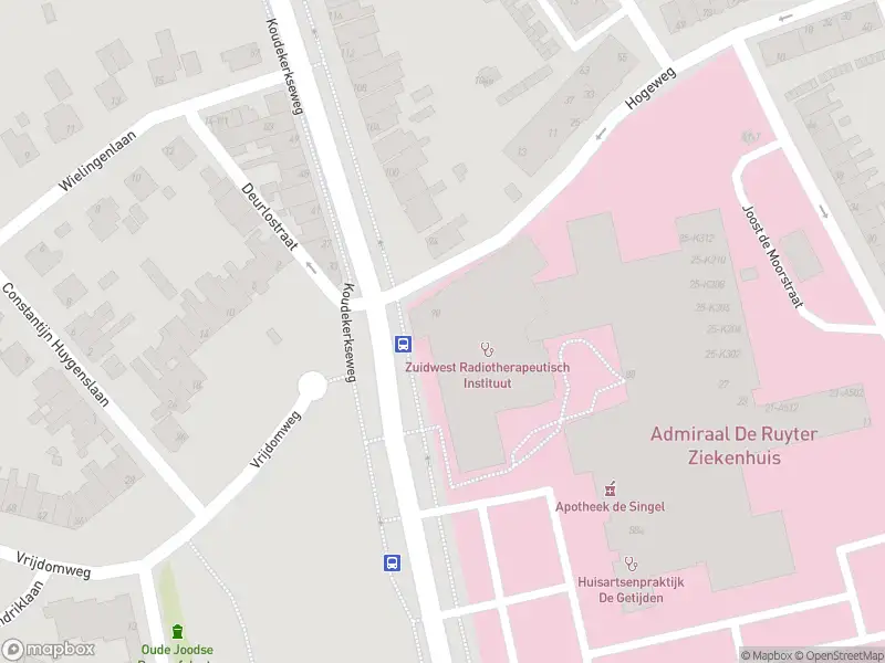 Besteld ambulance vervoer naar de Koudekerkseweg in Vlissingen