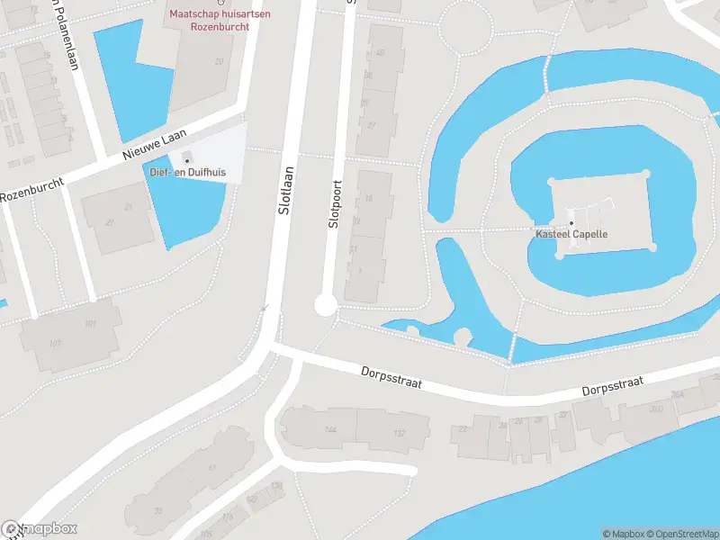 Ambulance met grote spoed naar de Slotpoort in Capelle aan den IJssel