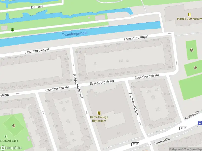 Ambulance met grote spoed naar de Essenburgstraat in Rotterdam