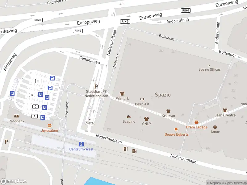 Brandweer met grote spoed naar de Europaweg in Zoetermeer vanwege afgaan automatisch brandalarm