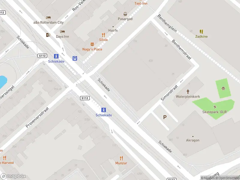 112 melding Ambulance met gepaste spoed naar de Schiekade in Rotterdam