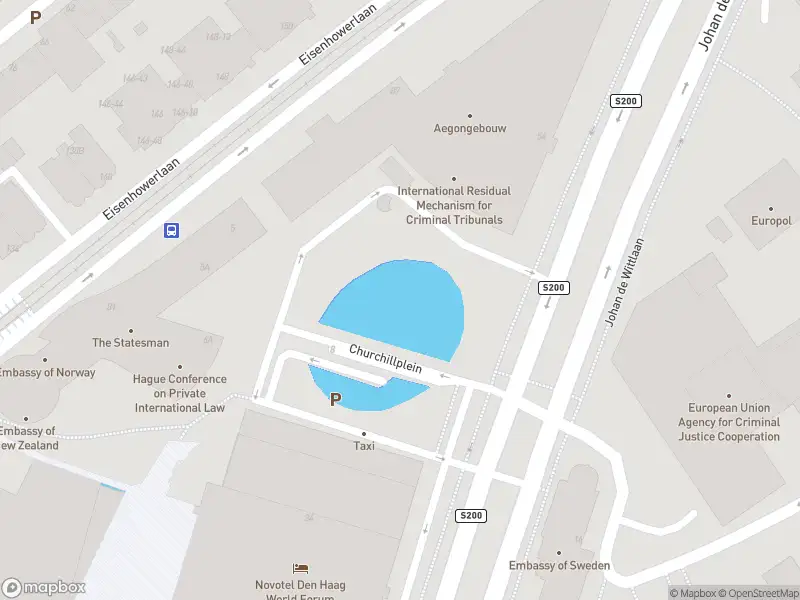 112 melding Brandweer met grote spoed naar de Churchillplein in 's-Gravenhage vanwege afgaan automatisch brandalarm