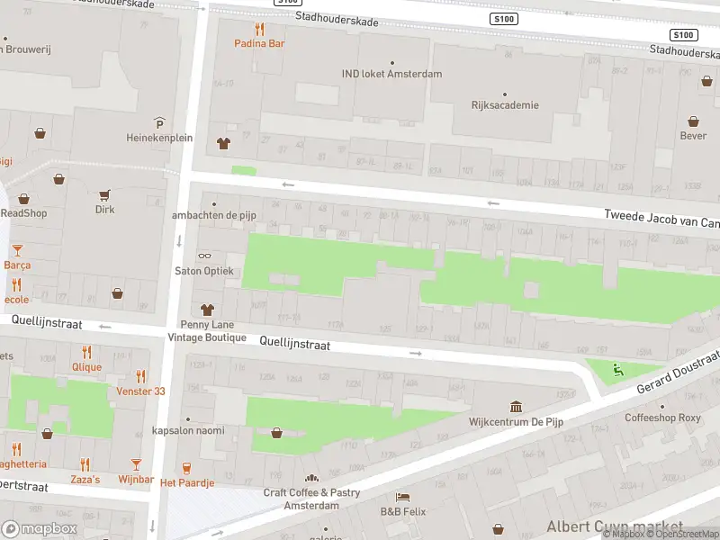 Ambulance met gepaste spoed naar de Tweede Jacob van Campenstraat in Amsterdam