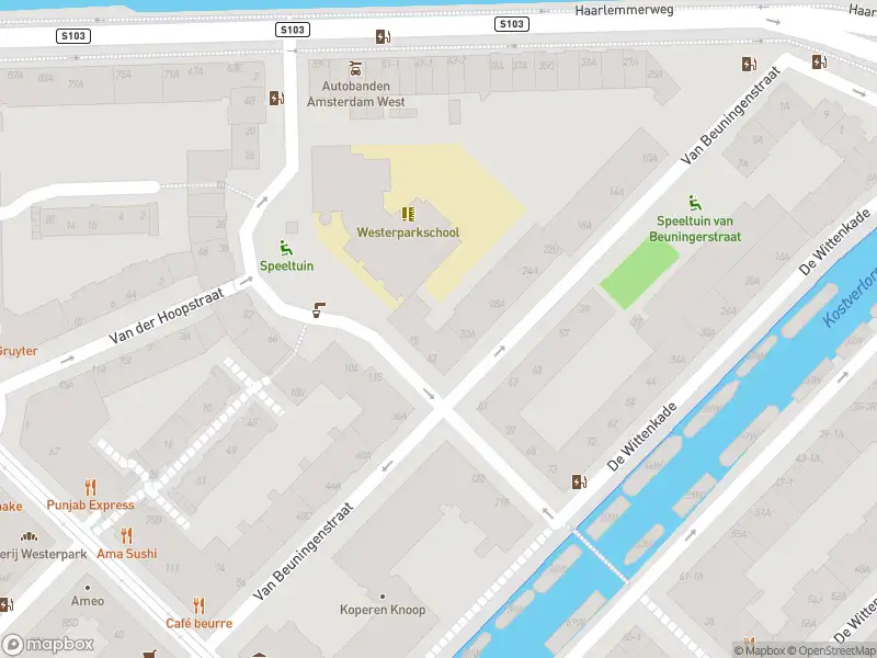 Ambulance met grote spoed naar de Van der Duijnstraat in Amsterdam