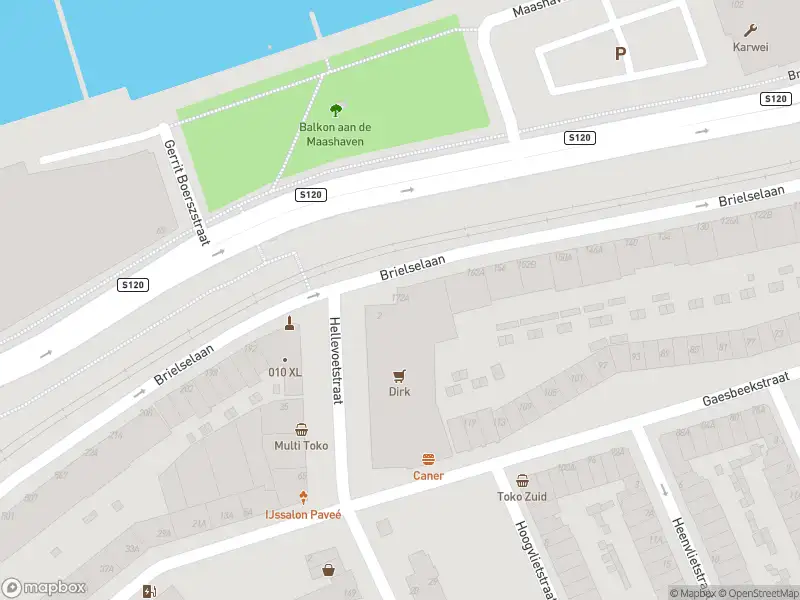 Ambulance met grote spoed naar de Brielselaan in Rotterdam