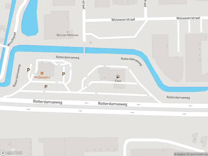 Politie naar de Rotterdamseweg in Ridderkerk vanwege ongeval met letsel