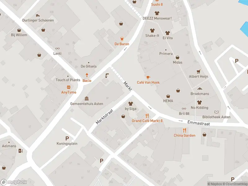 Politie naar de Markt in Asten vanwege ongeval met letsel