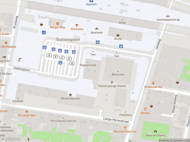 Ambulance naar de Stationsplein in Haarlem