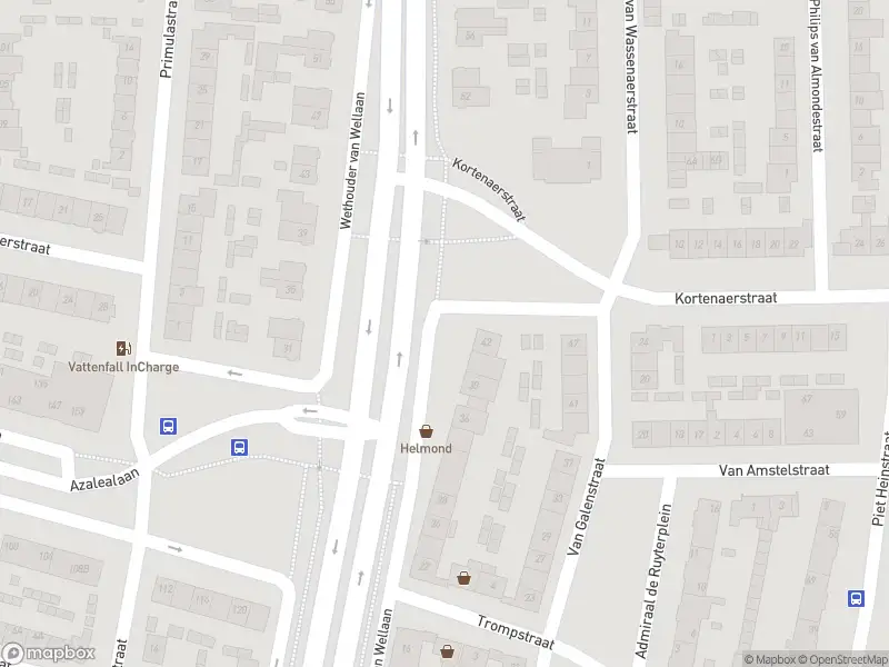 Politie naar de Wethouder van Wellaan in Helmond vanwege ongeval met letsel