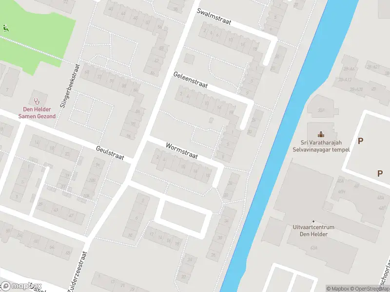 Brandweer naar de Wormstraat in Den Helder vanwege middelgrote brand