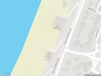 Brandweer met grote spoed naar de Strandafgang Paulus Loot in Zandvoort