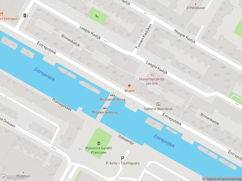 Besteld ambulance vervoer naar de Entrepotdok in Amsterdam