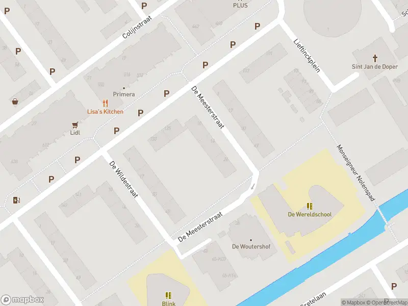 Brandweer met normale urgentie naar de De Meesterstraat in Schiedam vanwege gebouwbrand