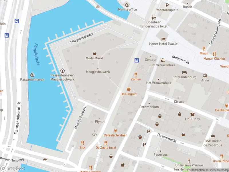 Politie naar de Jufferenwal in Zwolle