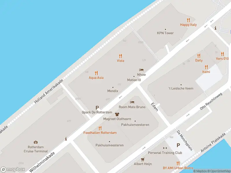 Besteld ambulance vervoer naar de Wilhelminakade in Rotterdam