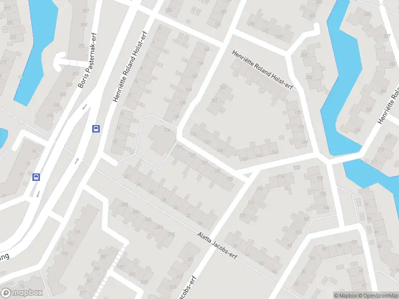 Ambulance met grote spoed naar de Henriëtte Roland Holst-erf in Dordrecht