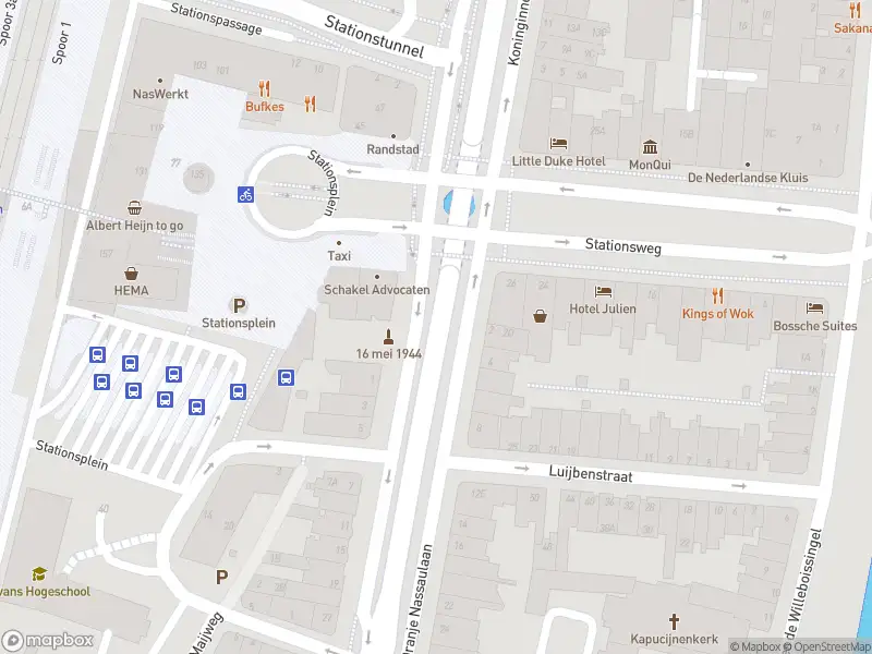Brandweer met gepaste spoed naar de Van der Does de Willeboissingel in 's-Hertogenbosch