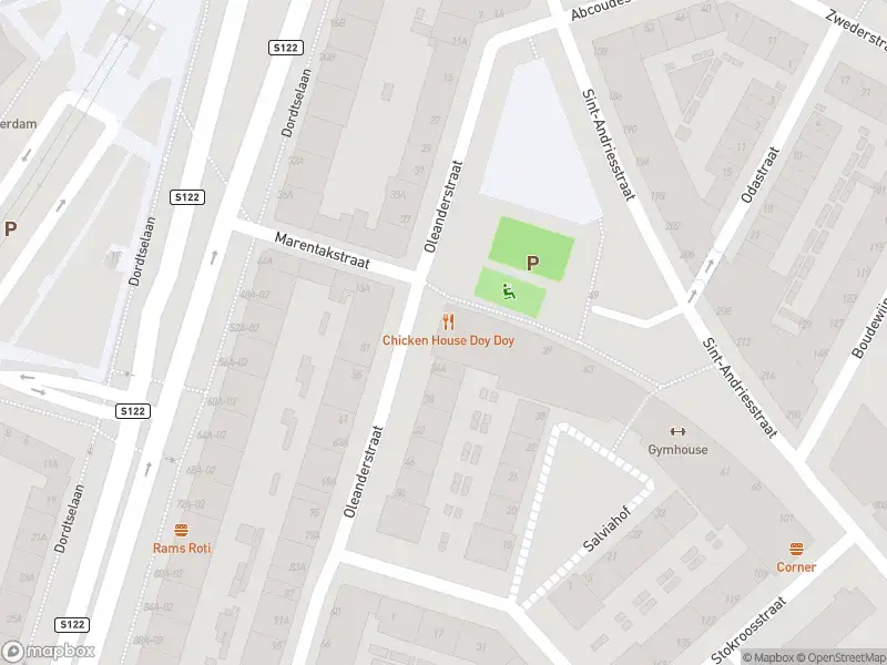 Ambulance met gepaste spoed naar de Oleanderstraat in Rotterdam