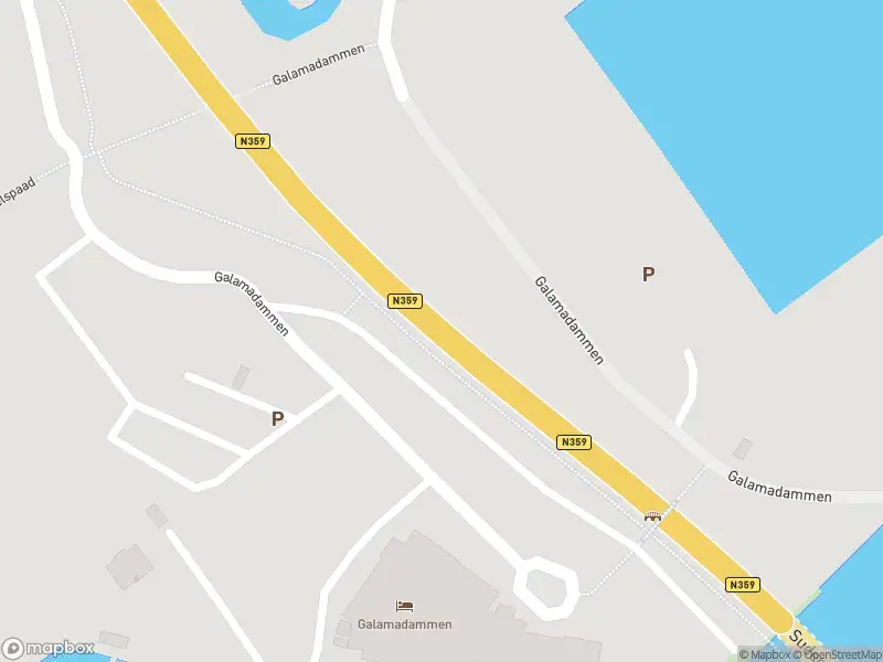 Brandweer met gepaste spoed naar de Galamadammen in Koudum vanwege een buitenbrand