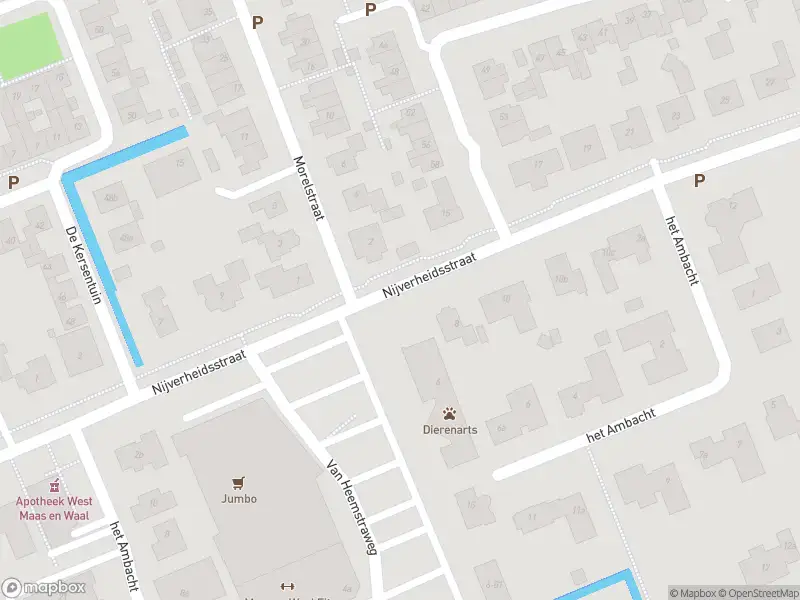 Politie naar de Nijverheidsstraat in Beneden-Leeuwen vanwege aanrijding met letsel