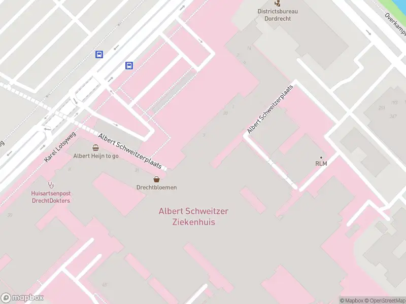 Besteld ambulance vervoer naar de Albert Schweitzerplaats in Dordrecht