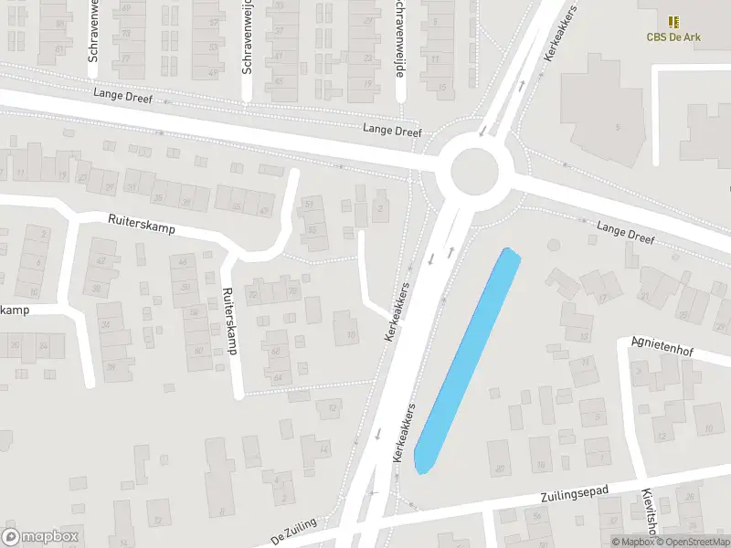 Politie naar de Kerkeakkers in Elst vanwege aanrijding met letsel