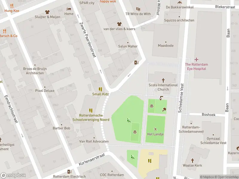 Ambulance met grote spoed naar de Beurstraverse in Rotterdam