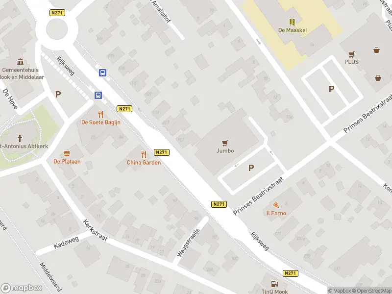 112 melding Politie naar de Rijksweg in Mook vanwege aanrijding met letsel