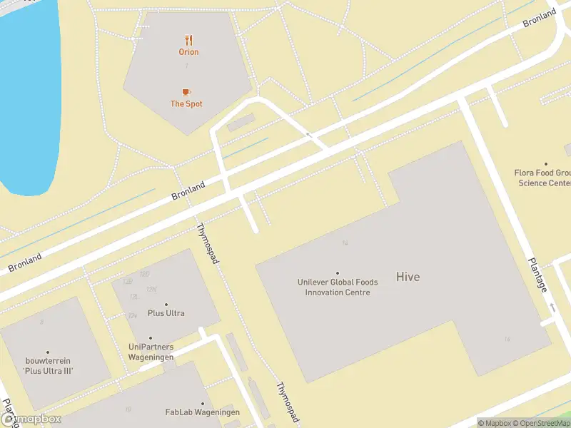 Politie naar de Bronland in Wageningen