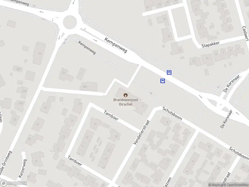 Politie naar de Kempenweg in Oirschot vanwege ongeval met letsel