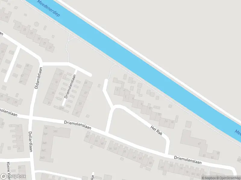 Ambulance en brandweer met grote spoed naar de Het Rak in Muntendam vanwege gebouwbrand