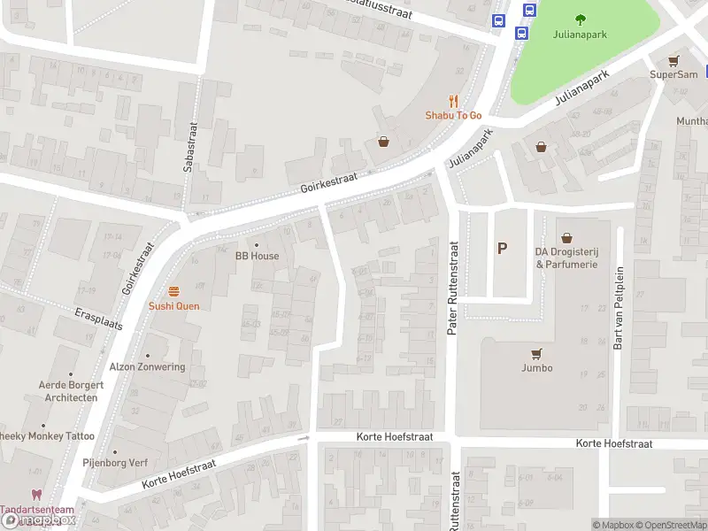 Anonieme overlastmelding Julianapark in 5046GB Tilburg gesloten