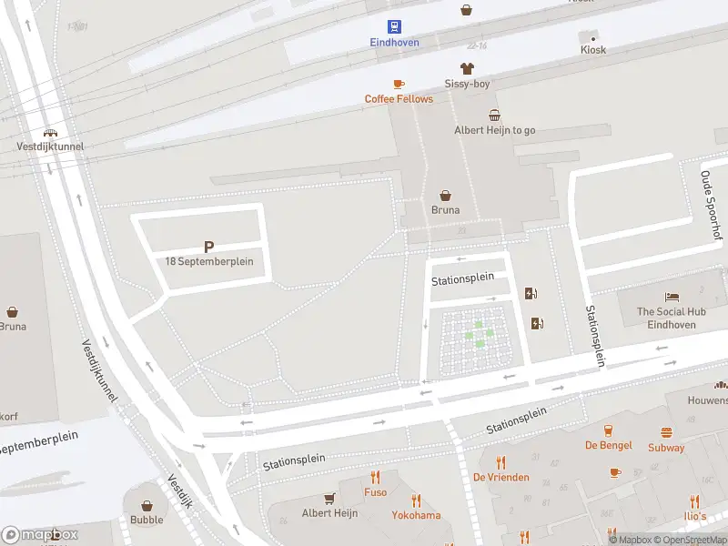 Politie naar de Stationsplein in Eindhoven