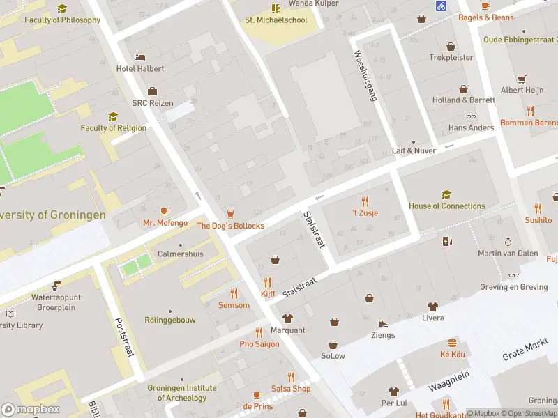 Brandweer met gepaste spoed naar de Oude Boteringestraat in Groningen