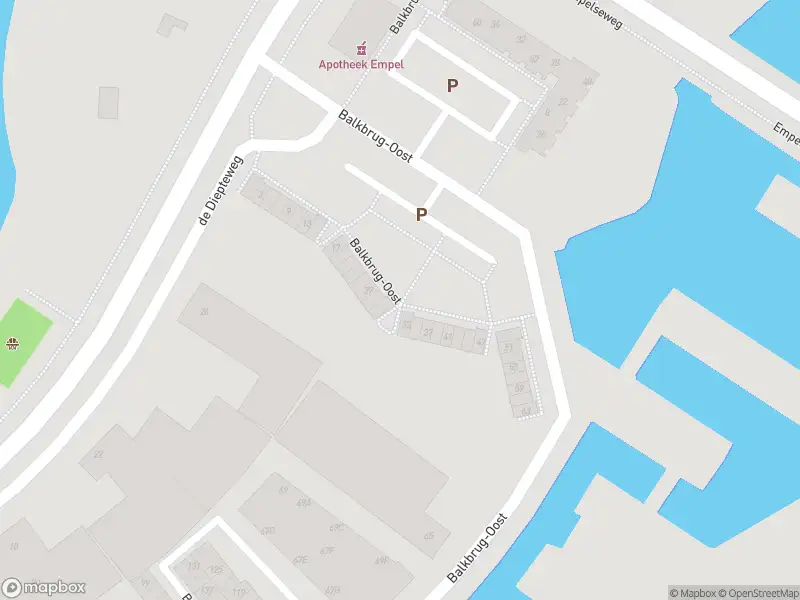 Brandweer met gepaste spoed naar de Balkbrug-Oost in 's-Hertogenbosch