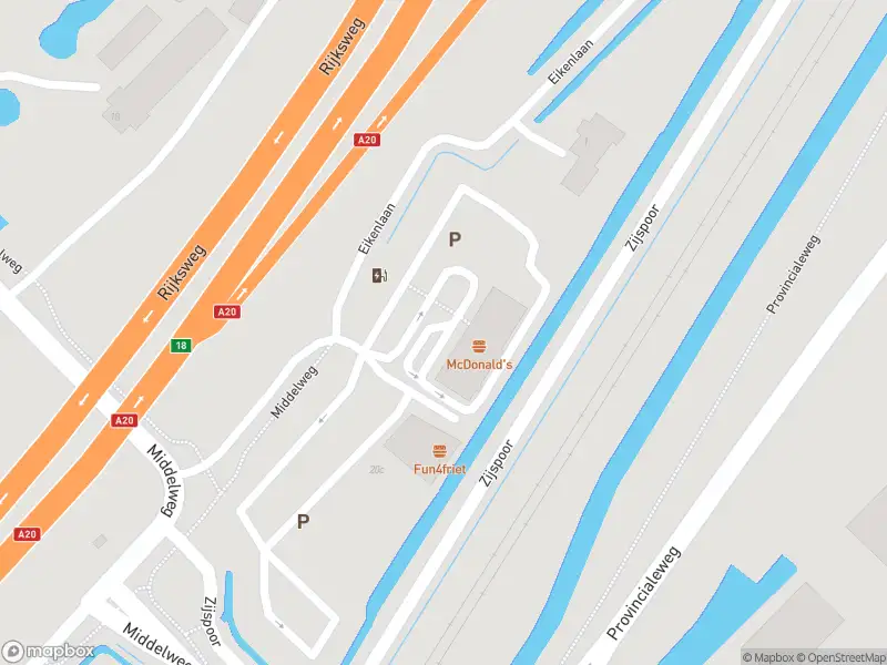 Ambulance met gepaste spoed naar de Middelweg in Moordrecht