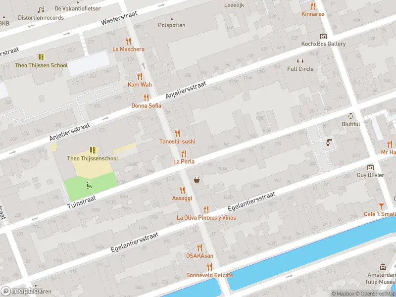 Ambulance met gepaste spoed naar de Tuinstraat in Amsterdam