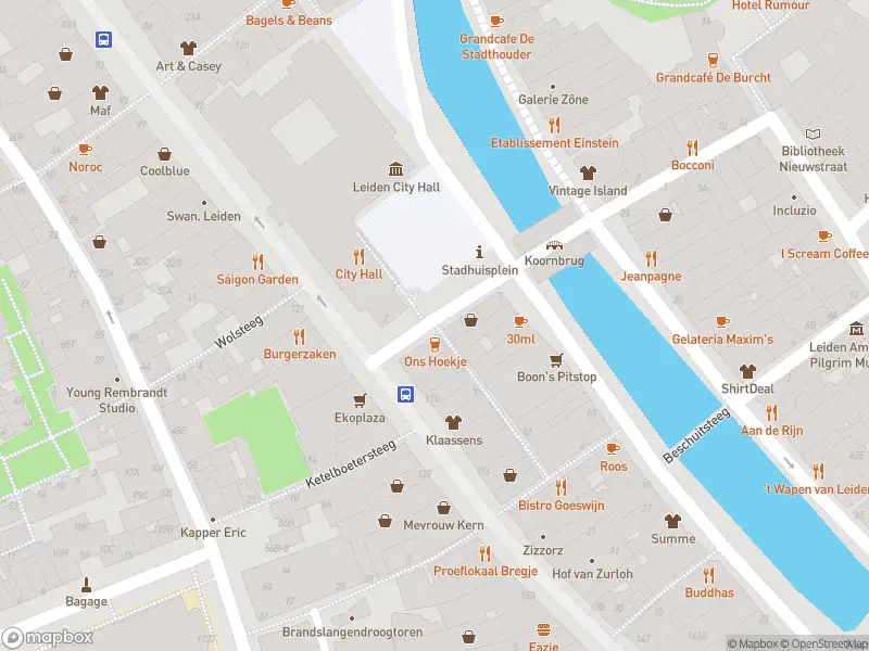 Ambulance met grote spoed naar de Koornbrugsteeg in Leiden