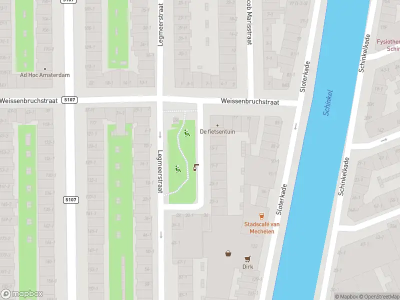Brandweer met gepaste spoed naar de Legmeerplein in Amsterdam vanwege afhijsen patient
