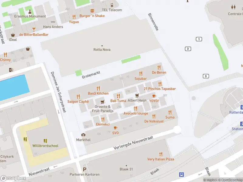 112 melding Ambulance met grote spoed naar de Grotemarkt in Rotterdam