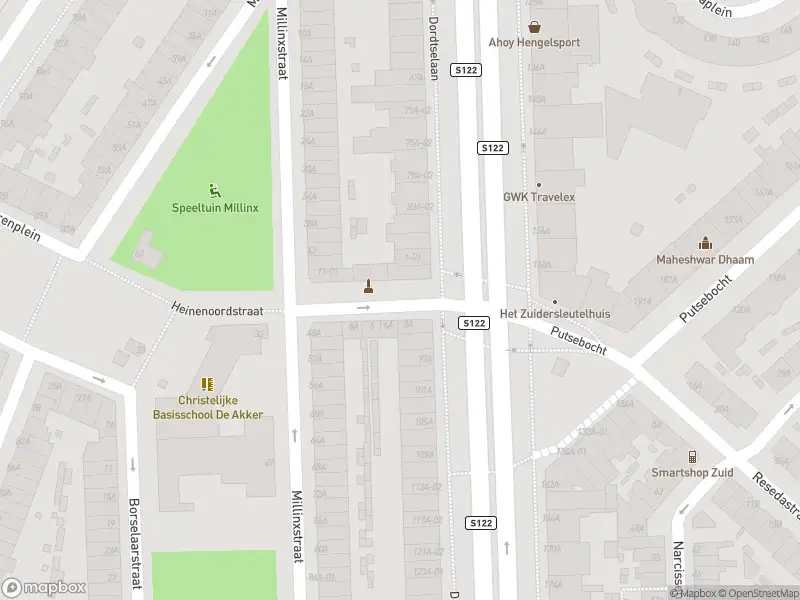 112 melding Politie naar de Heinenoordstraat in Rotterdam