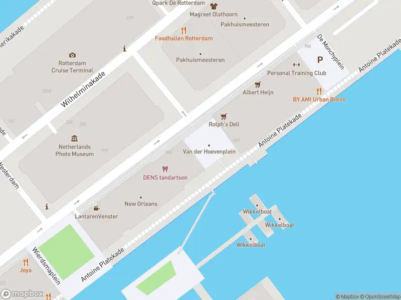 Ambulance met grote spoed naar de Van der Hoevenplein in Rotterdam